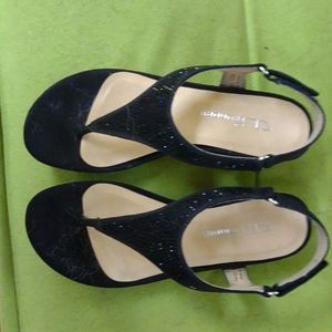 New Black Dressy Sandals